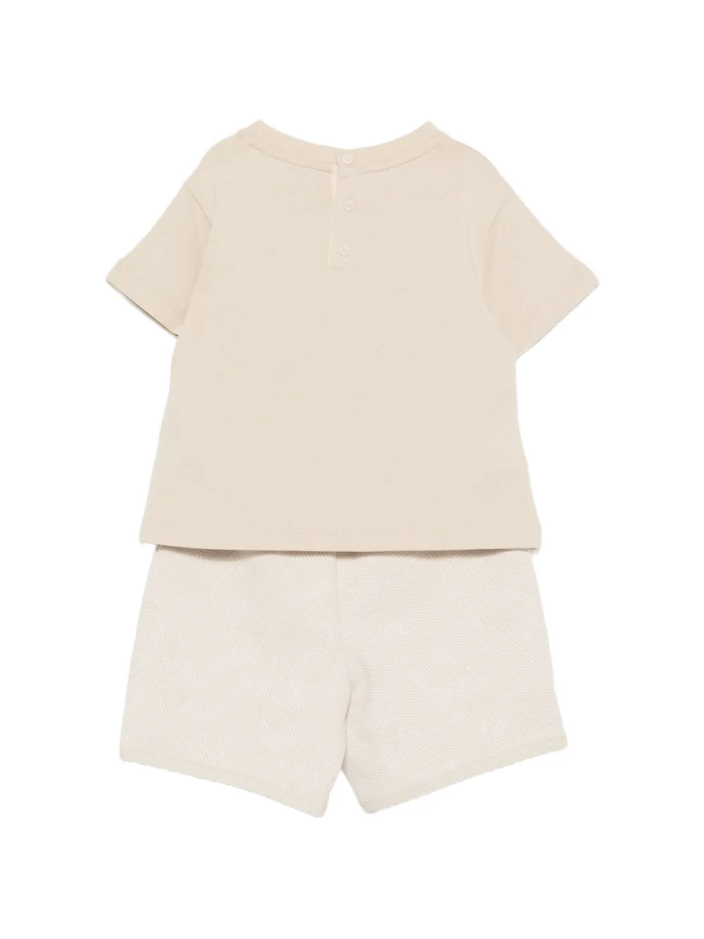 Emporio Armani Kids Babypakje set met logo Beige