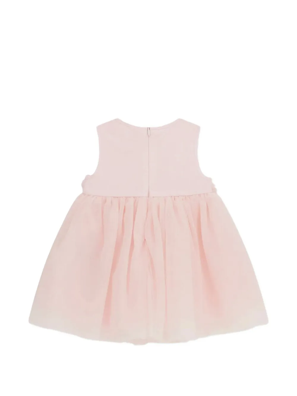  Guess Kids Vestido Con Apliques Florales - Rosa 