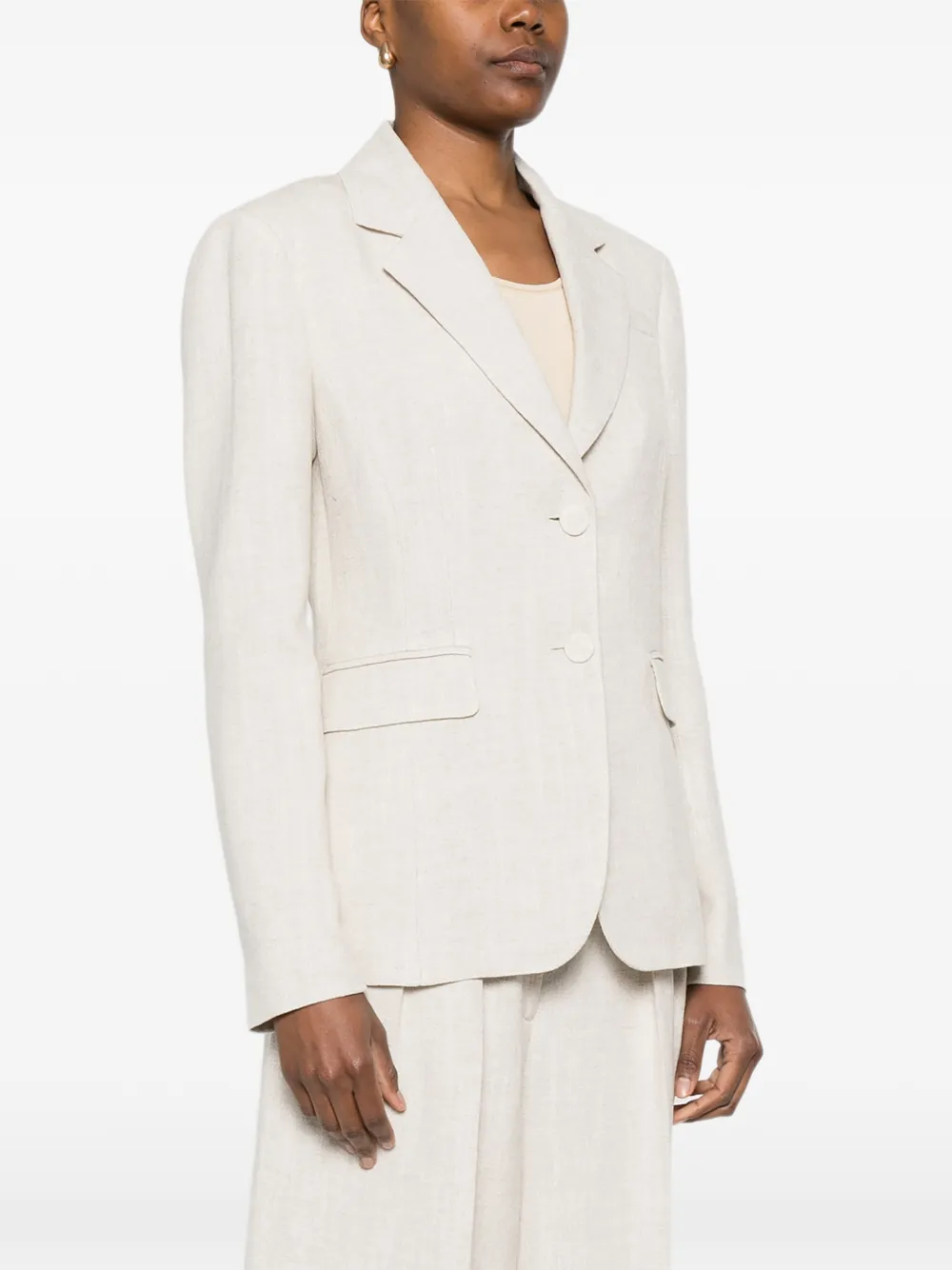 Flap-Pockets Blazer