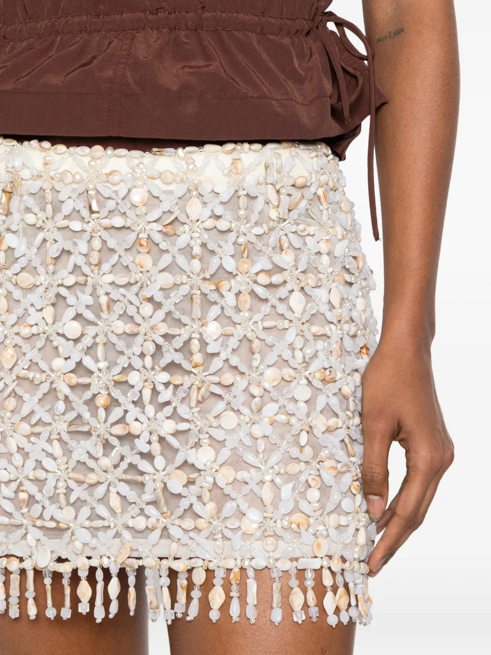 Cult Gaia Idalia rok Beige