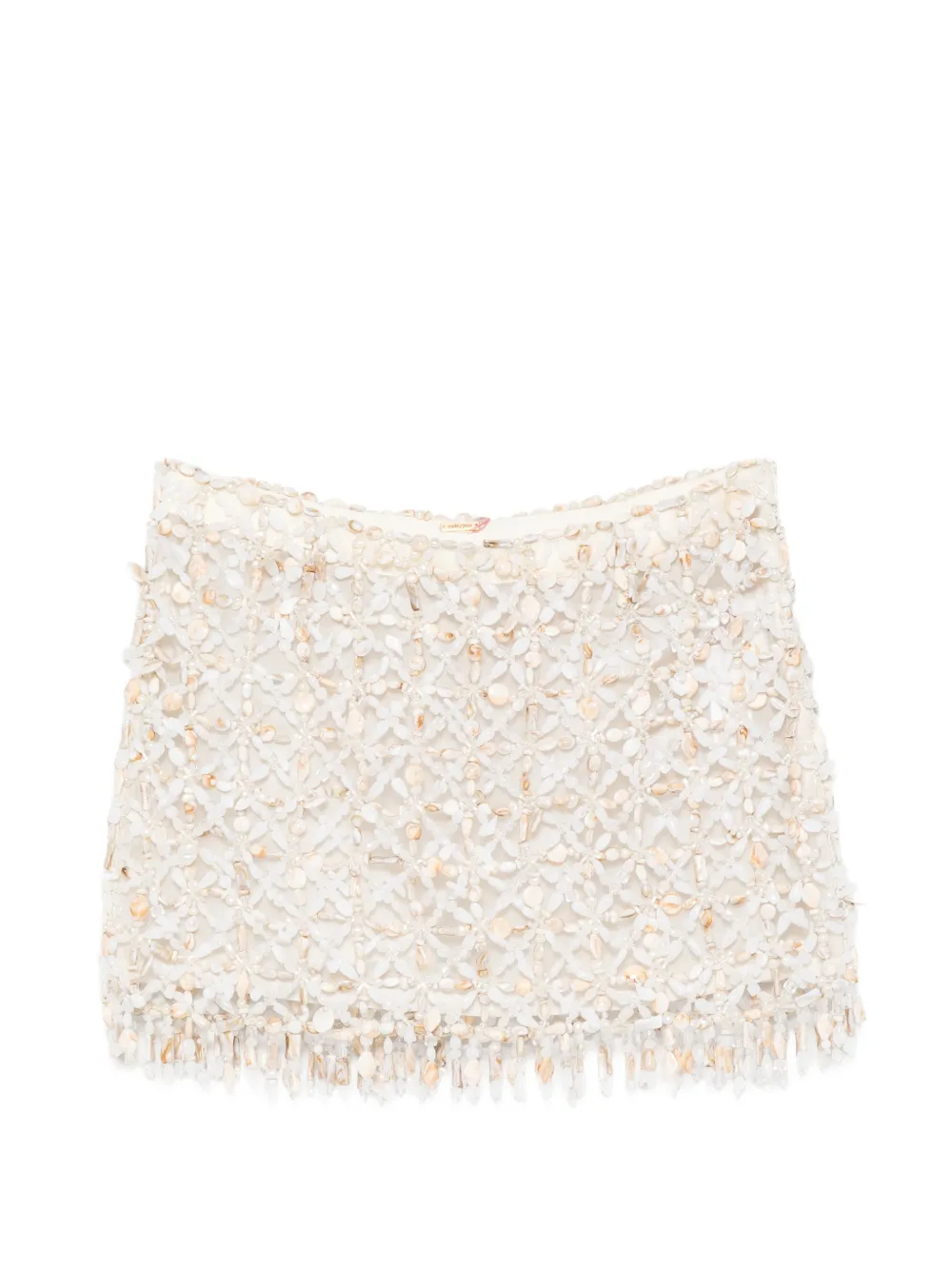 Cult Gaia Idalia bead-embellished midi skirt - Toni neutri
