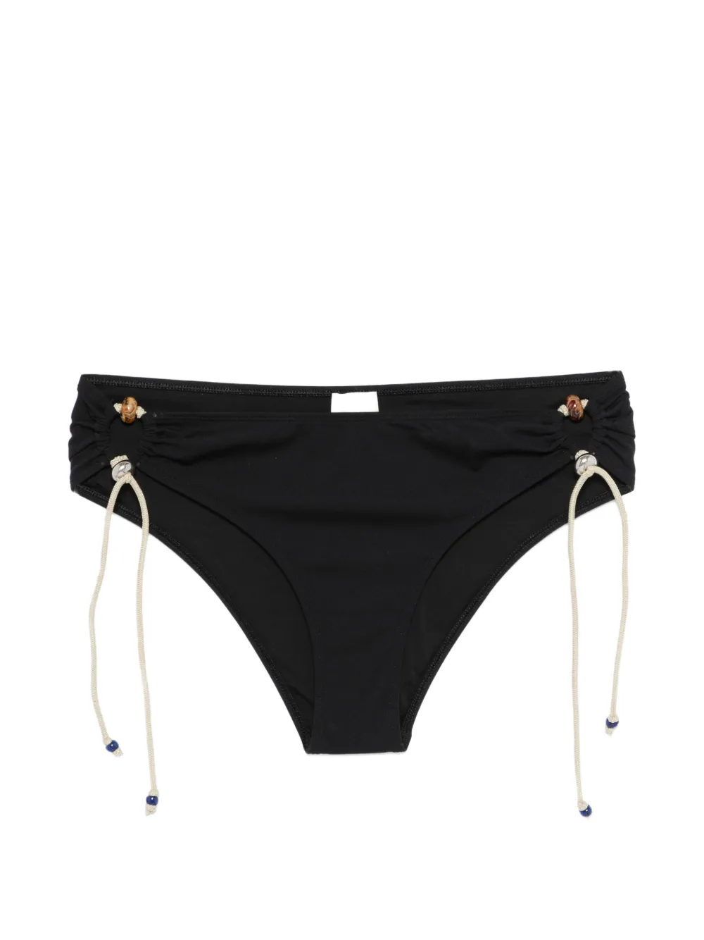 ISABEL MARANT Alvina beaded bikini bottoms - Nero