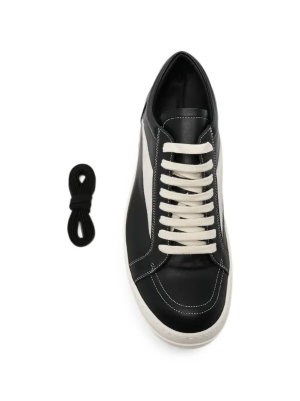 Rick Owens レザースニーカー | ブラック | FARFETCH JP