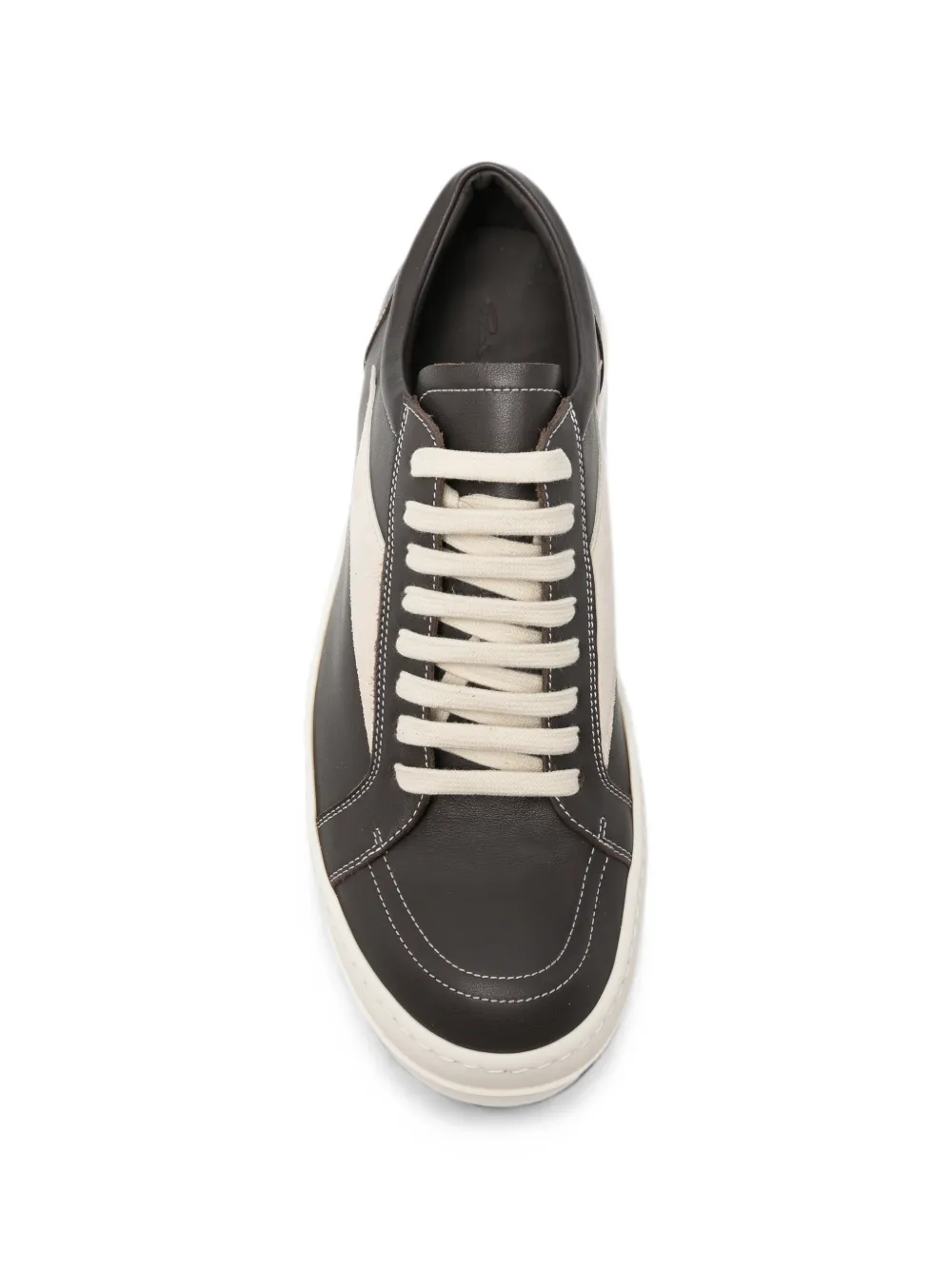 Rick Owens leather lace-up sneakers Bruin