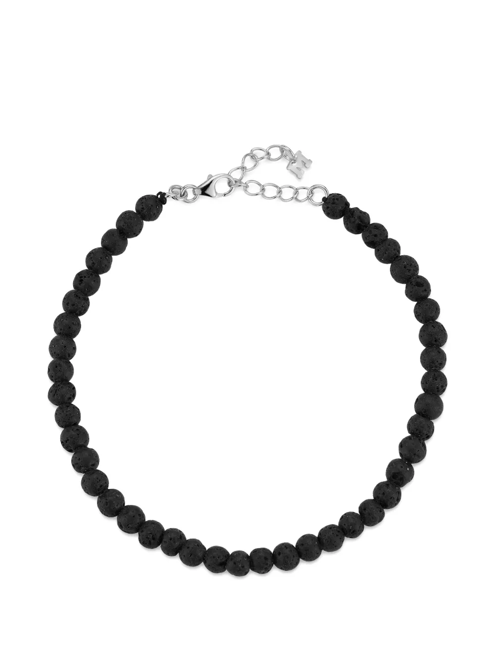 Mateo lava rock bracelet - Argento
