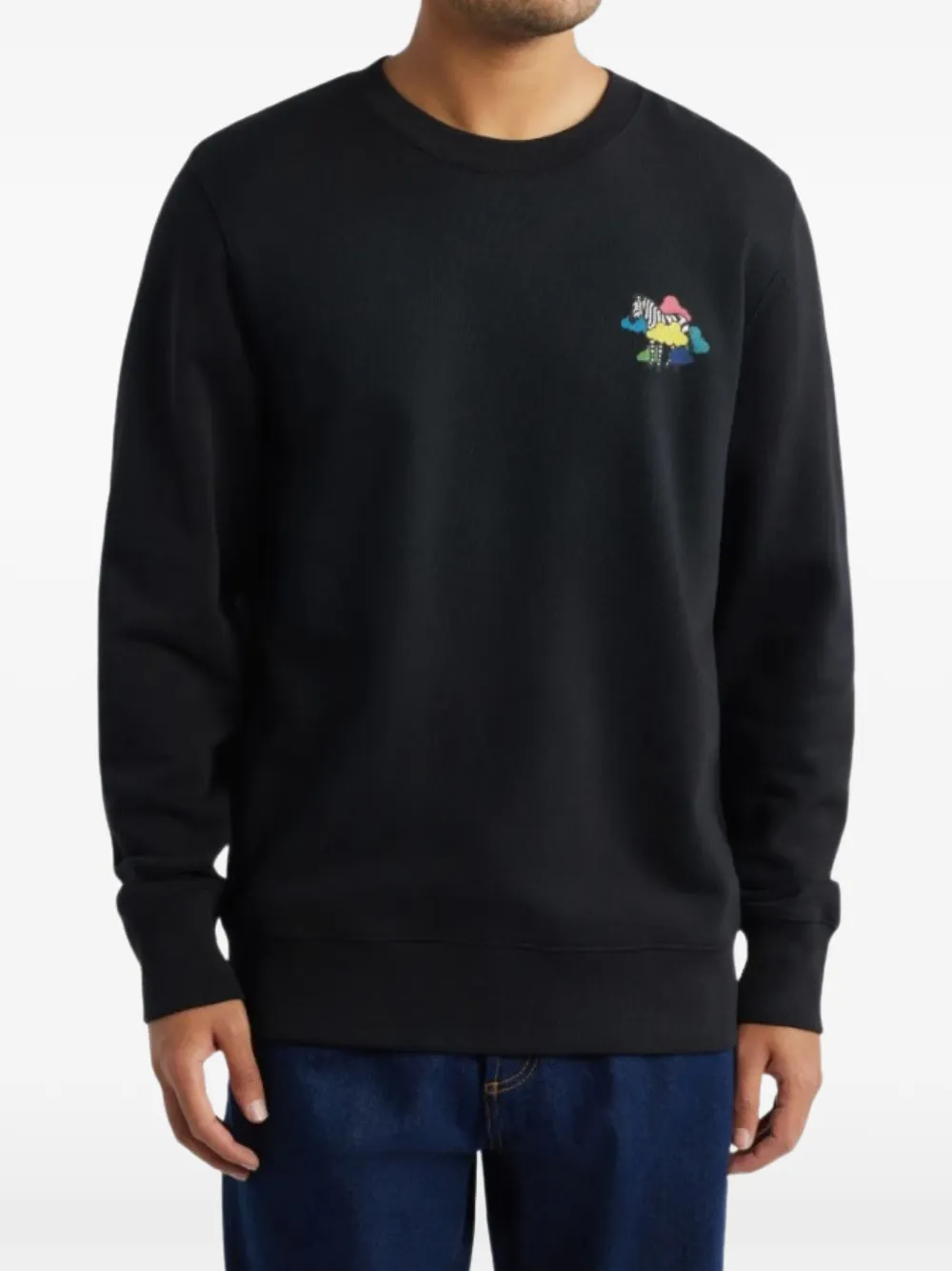 Paul Smith Cloud Zebra sweatshirt Zwart