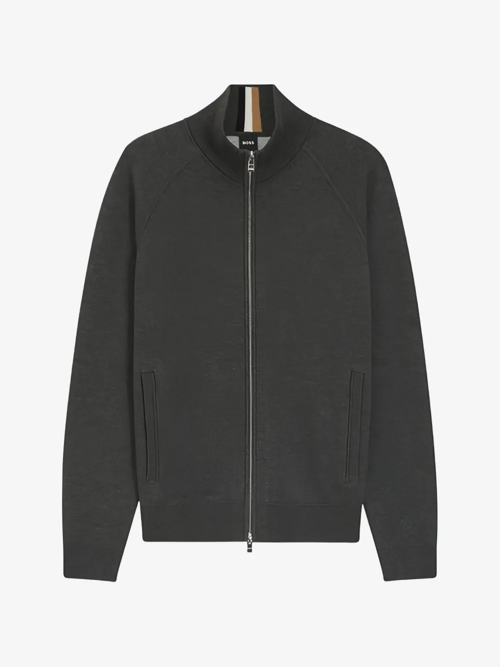 BOSS zip-up cardigan | Grey | Image 1