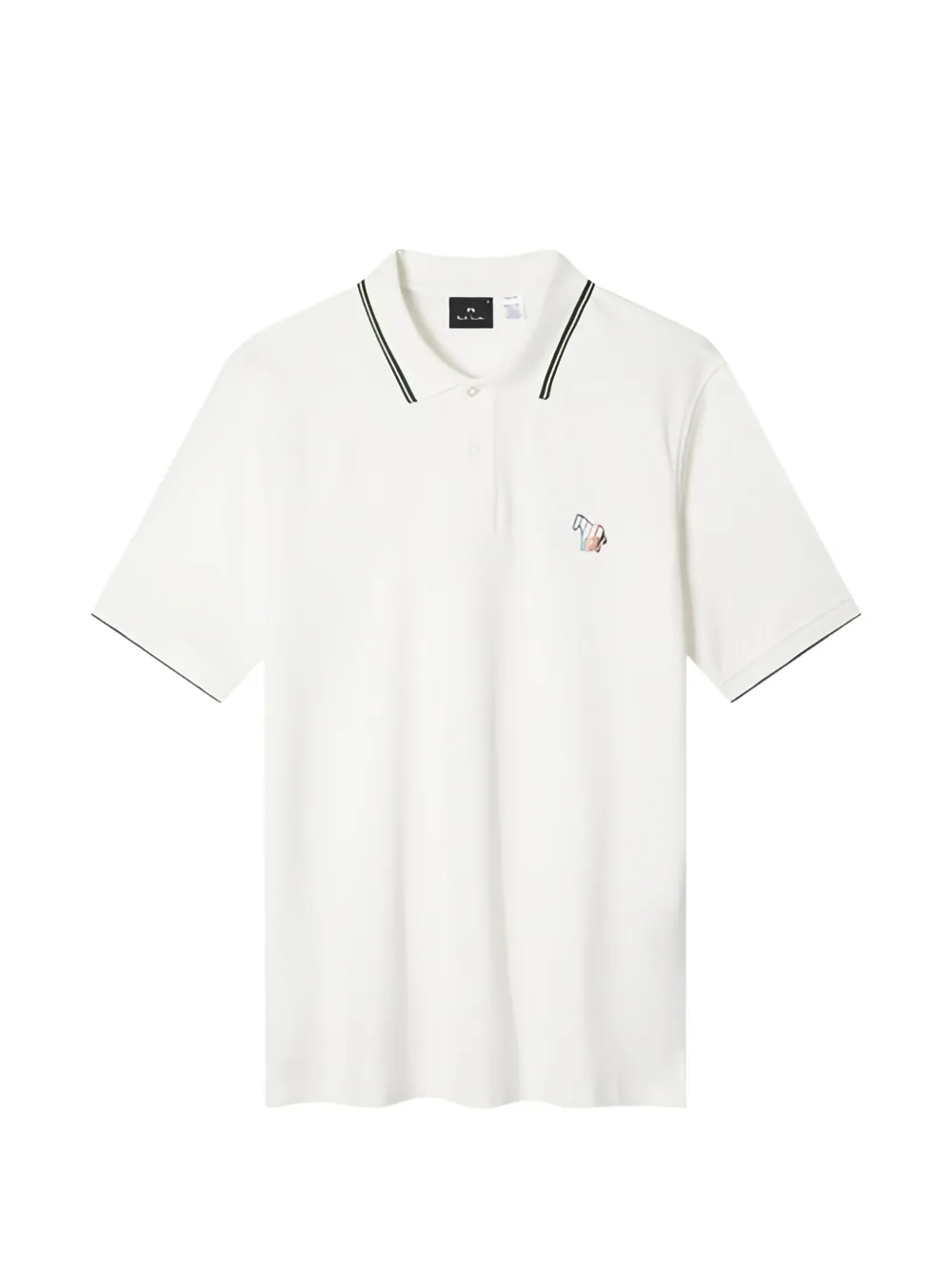 MPS embroidered-logo polo shirt - Bianco