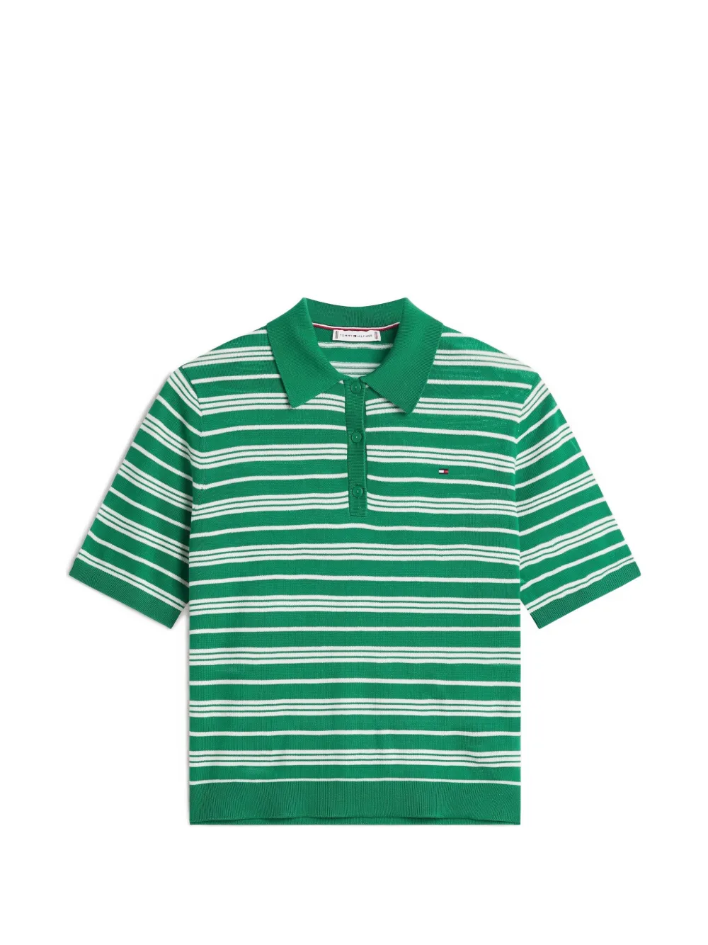 Tommy Hilfiger Polo a righe - Verde