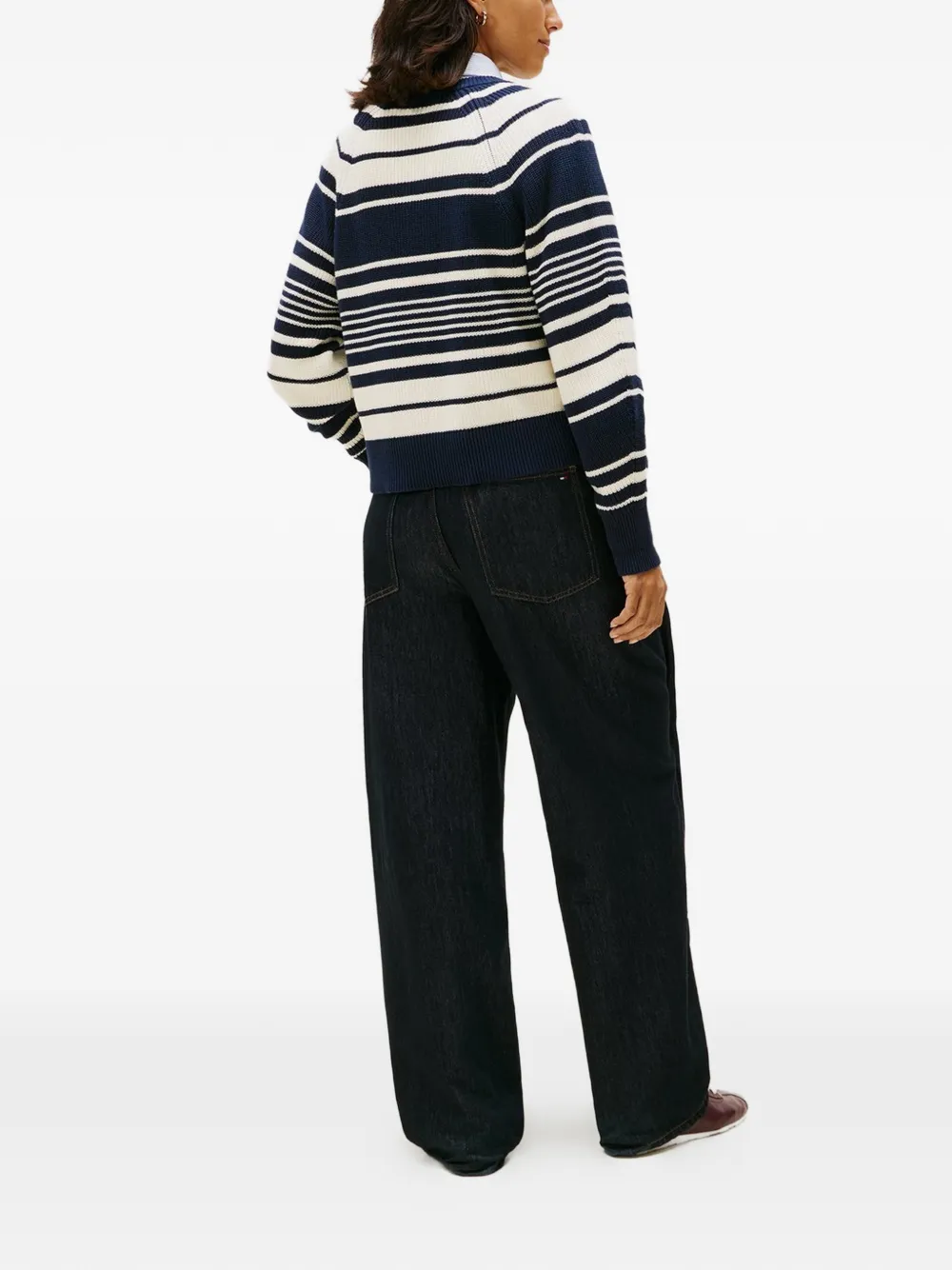  Tommy Hilfiger Striped Cardigan - Blue 