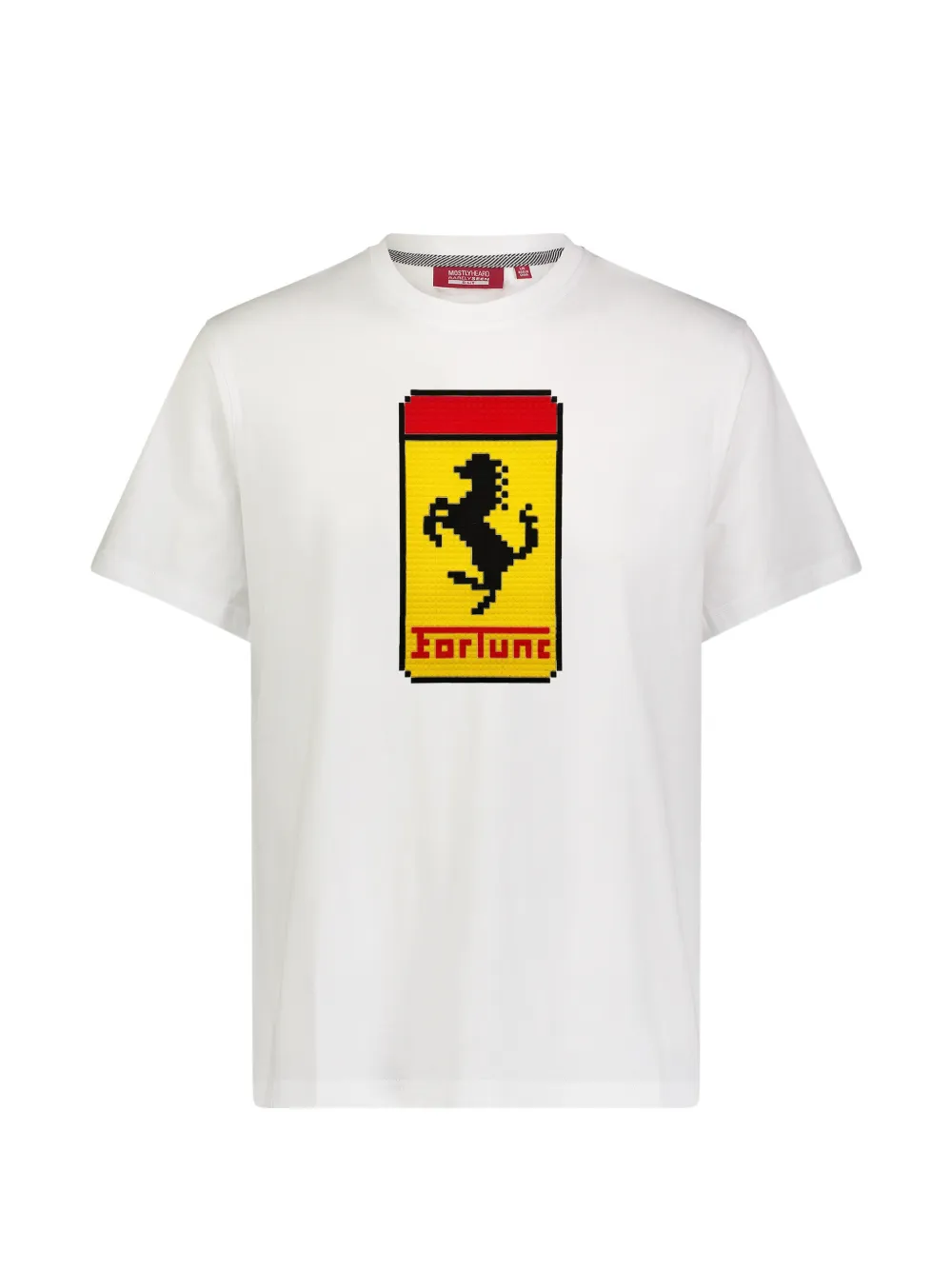 Mostly Heard Rarely Seen 8-Bit horse fortune T-shirt - Bianco