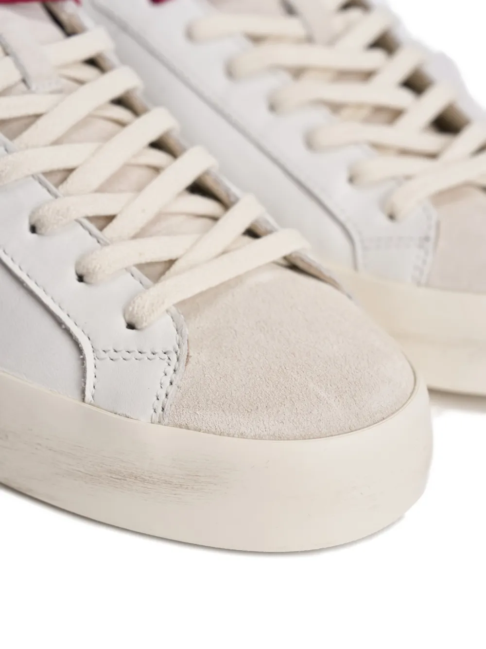 Stripe-Detail Lace-Up Sneakers