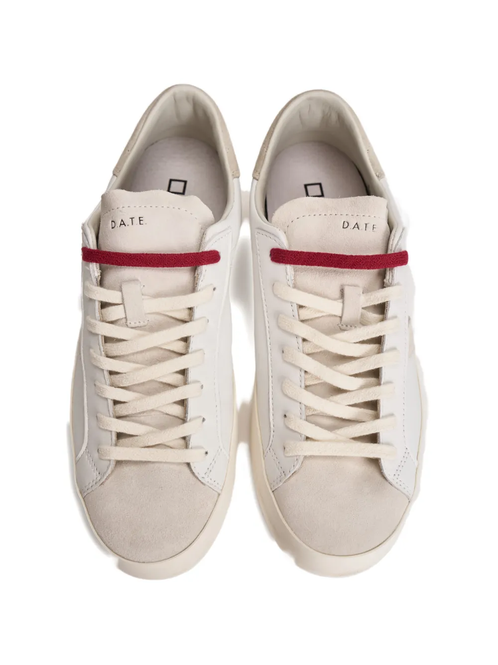 D.A.T.E. Sneakers met streepdetail Wit