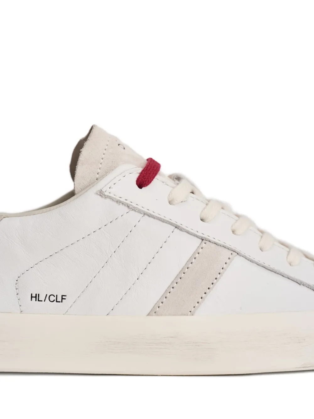 D.A.T.E. Sneakers met streepdetail Wit