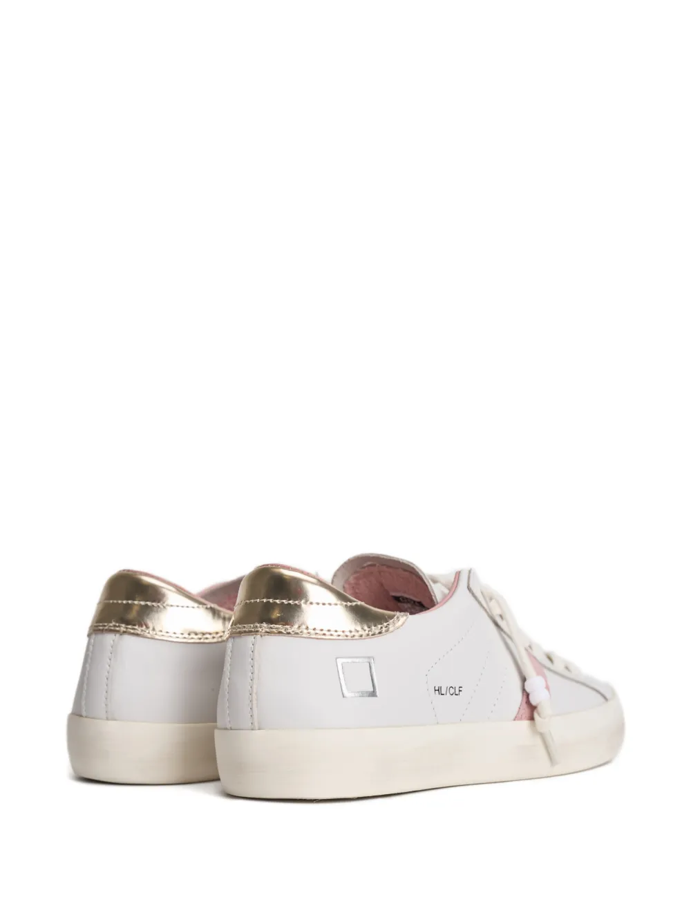 D.A.T.E. HL CLF side-stripe low-top sneakers Wit