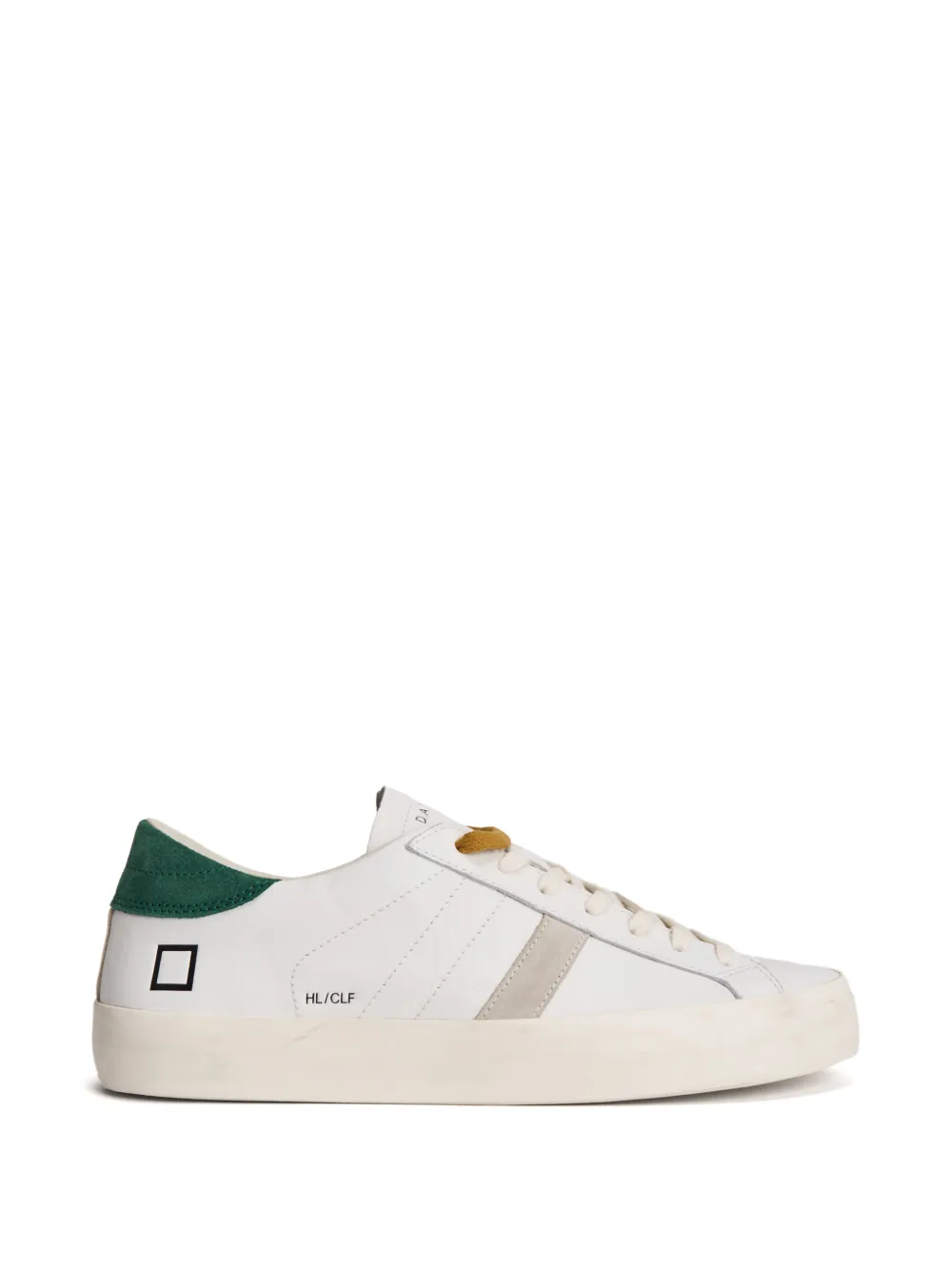 D.A.T.E. panelled lace-up sneakers - Bianco