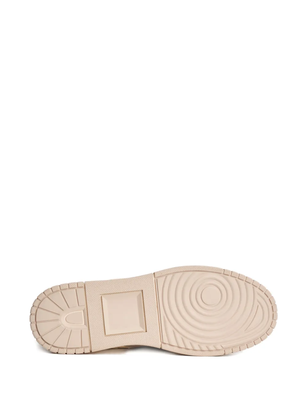 D.A.T.E. Sneakers met geperforeerde vlakken Beige