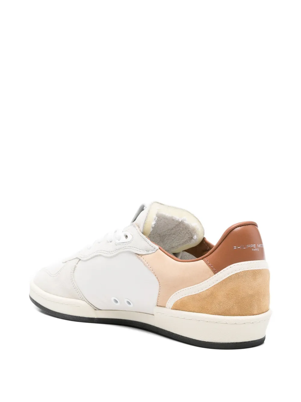 Philippe Model Paris suede panelled sneakers Beige