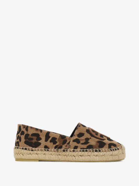 ANINE BING Paloma leopard-print espadrilles