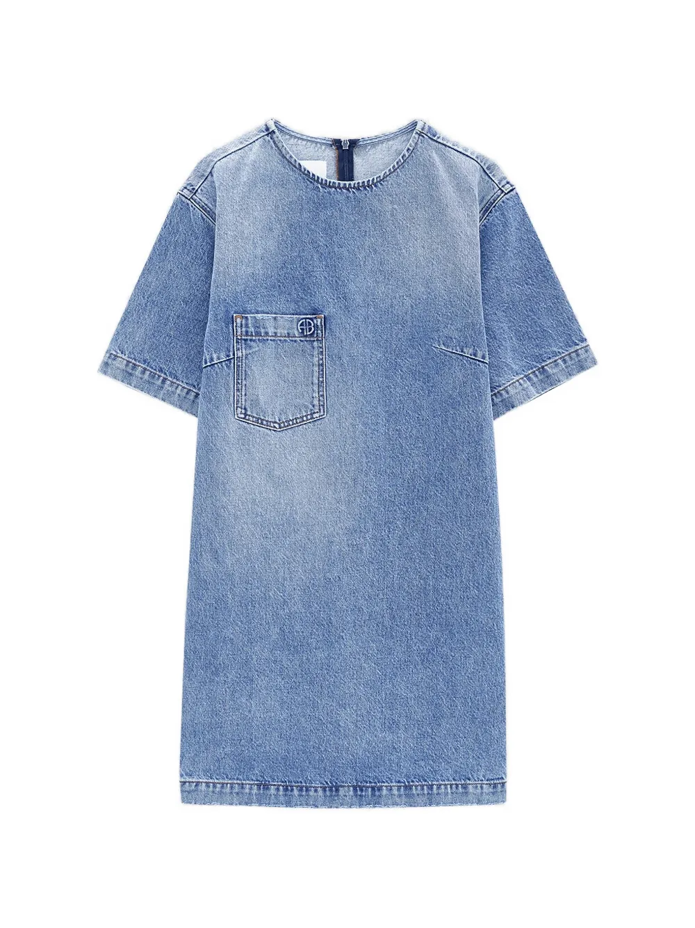 ANINE BING Tulah jurk Blauw