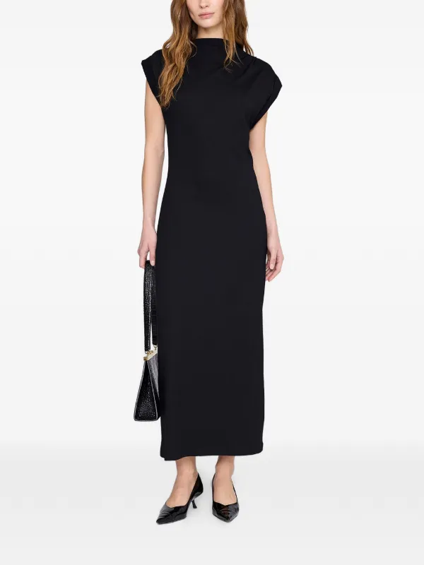 alix maxi dress Alix Maxi Tie Front Dress In Chocolate