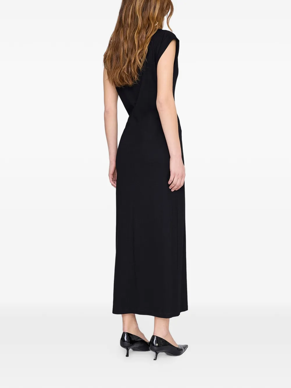 ANINE BING Alix maxi-jurk Zwart