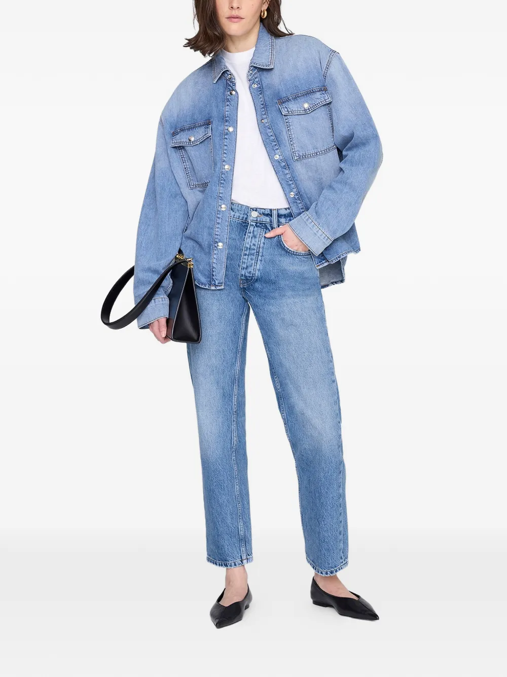  Anine Bing Paxton Button-up Shirt - Blue 