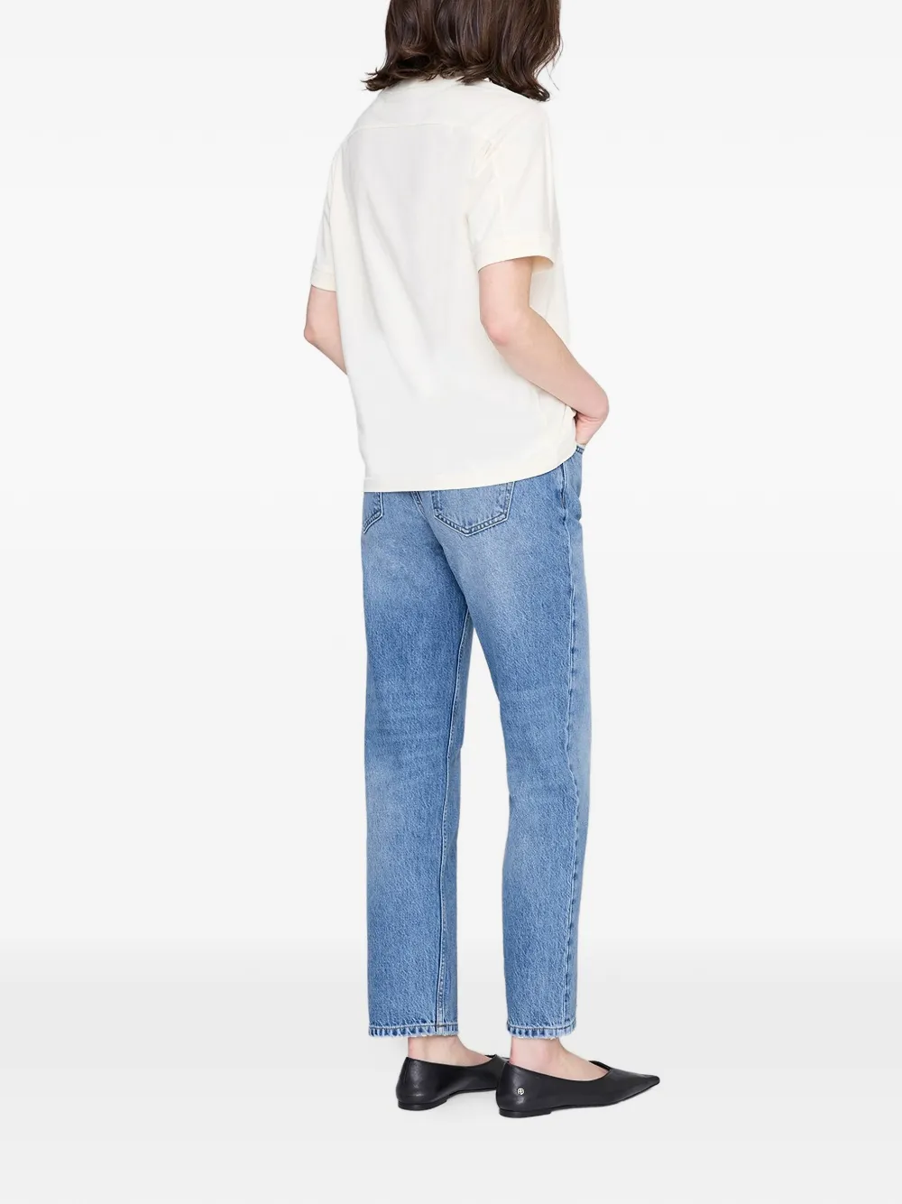 ANINE BING Jaylin T-shirt met print Beige
