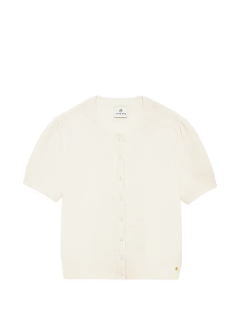 ANINE BING Gracie puff-sleeve cardigan