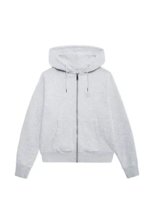 Maison Kitsuné Baby Fox zip-up Hoodie | Grey | FARFETCH