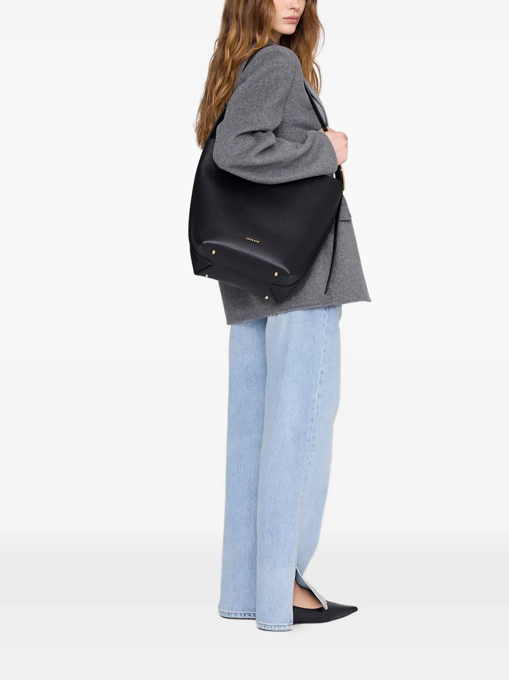  Anine Bing Elly Bucket Bag - Black 