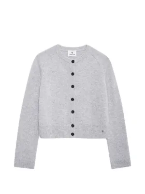 ANINE BING Jackson button-fastening Cardigan | Grey | FARFETCH