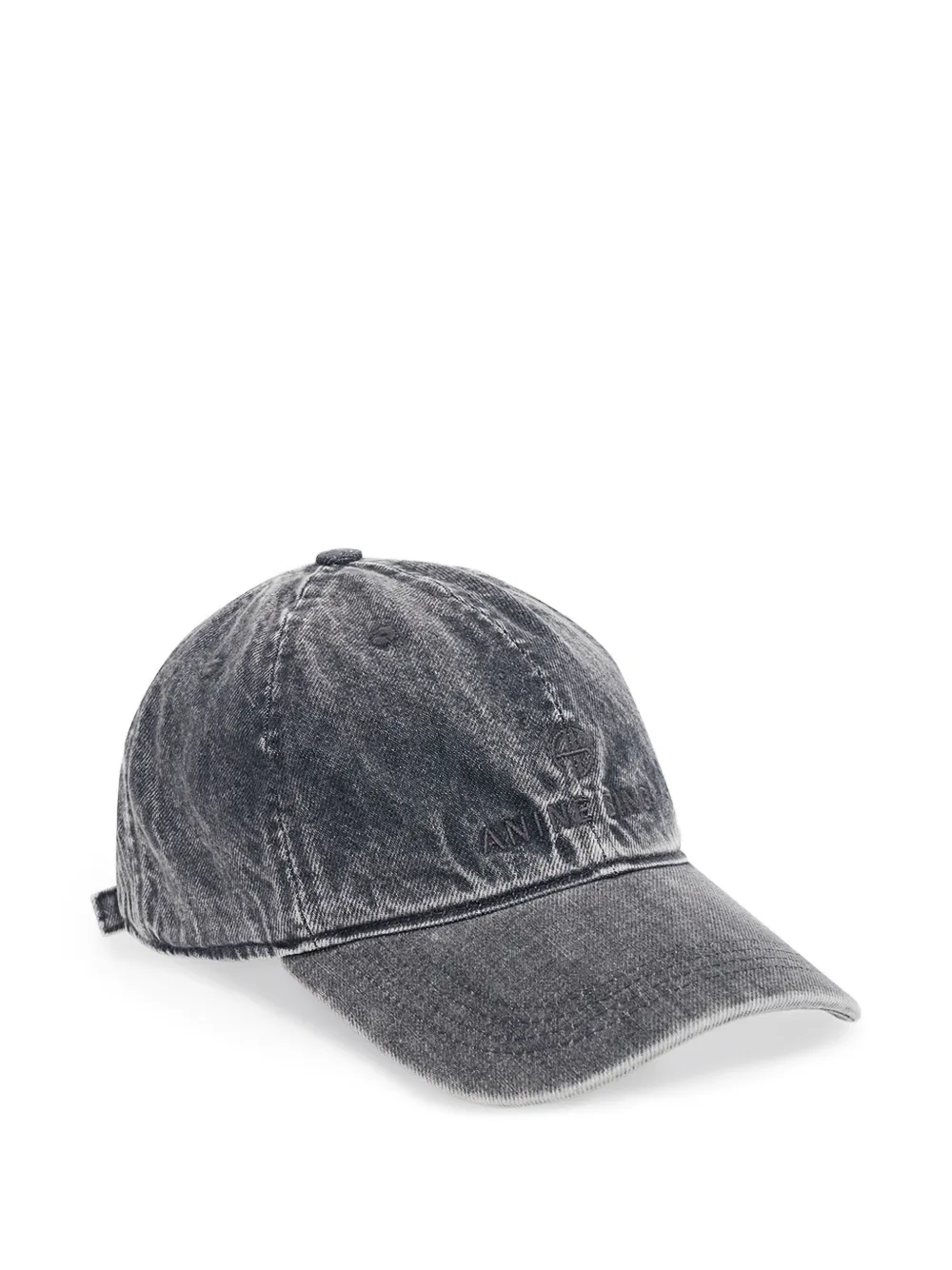  Anine Bing Logo-embroidery Baseball Cap - Grey 