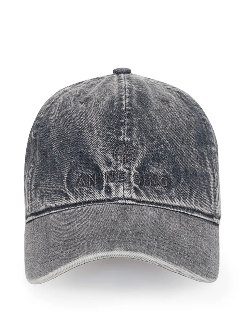 ANINE BING Cappello da baseball con logo - Grigio