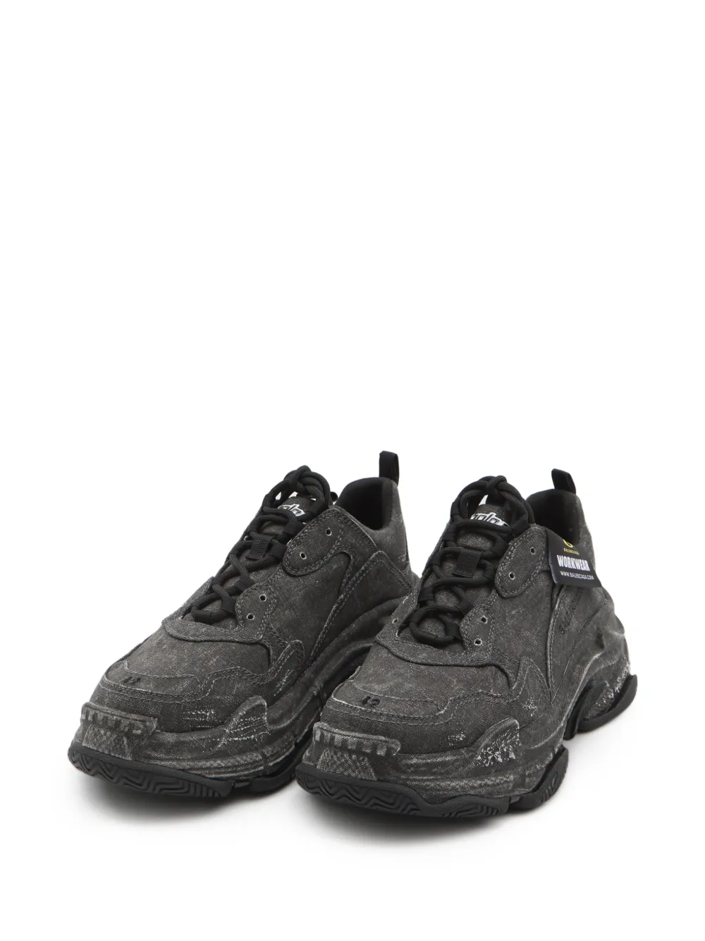 サイズ 42 Balenciaga Triple S Faded Black Balenciaga Triple S Faded Sneakers | Grey | FARFETCH RO