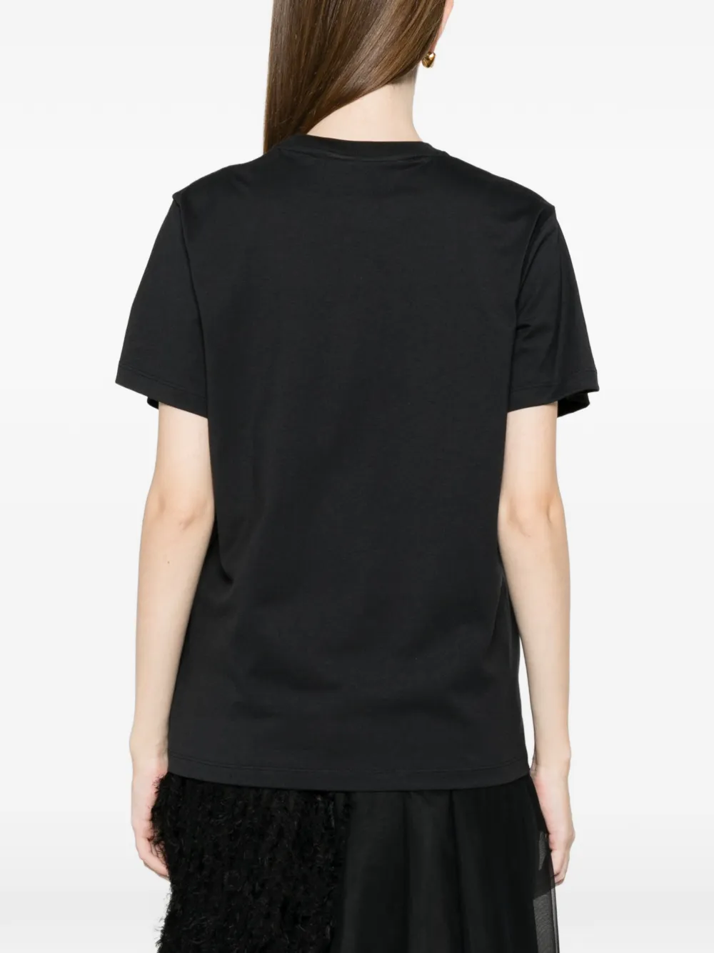 GANNI T-shirt met print Zwart