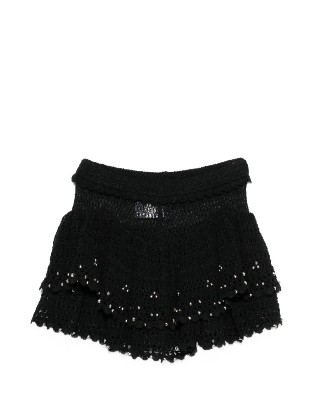ISABEL MARANT mini beaded skirt - Nero