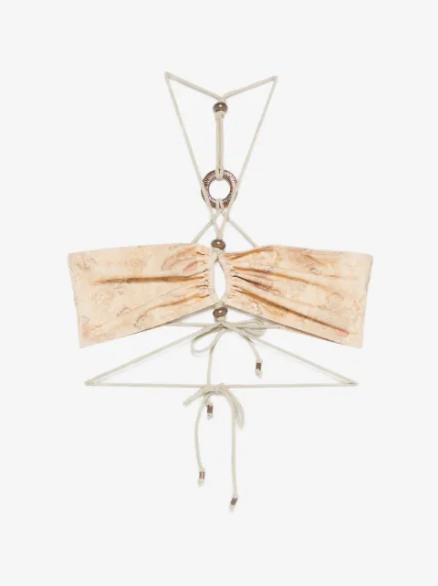 ISABEL MARANT Analia ring strap bikini top