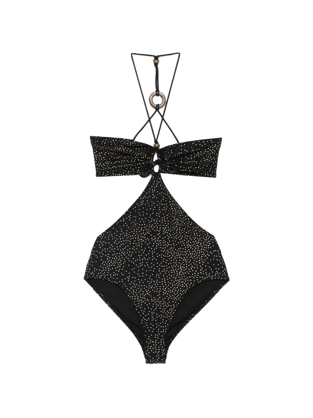ISABEL MARANT IM IDOYA-GD ASWIMSUIT BLACKGOLD - Schwarz