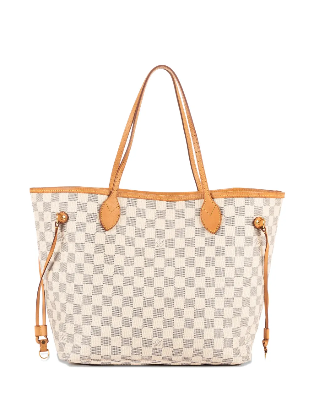 Louis Vuitton Pre-Owned MM Neverfull chequered tote bag - Toni neutri