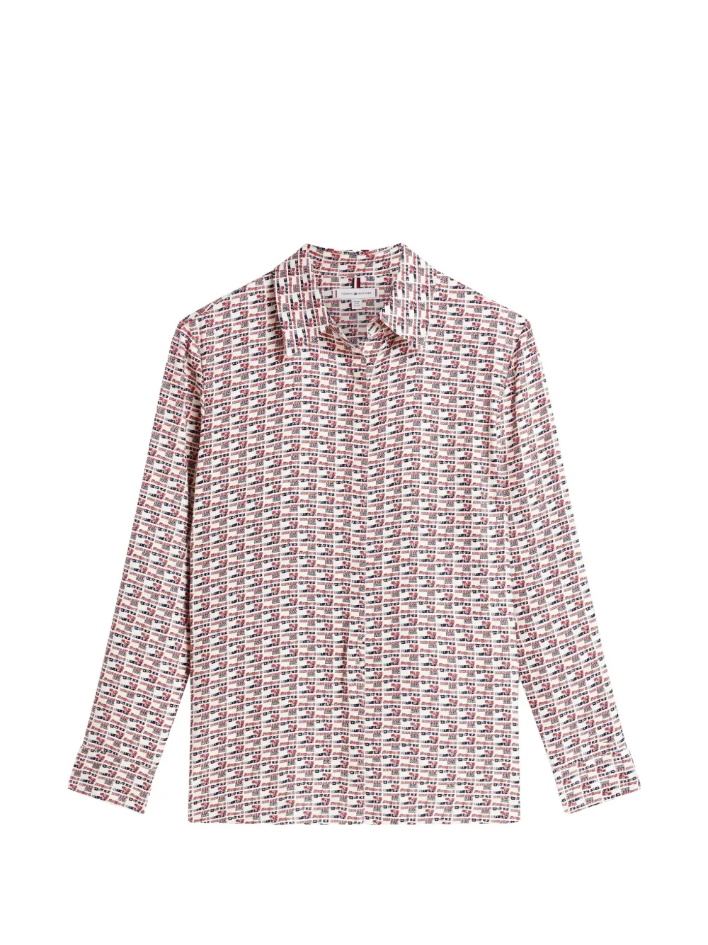 Tommy Hilfiger Gemustertes Hemd - Nude
