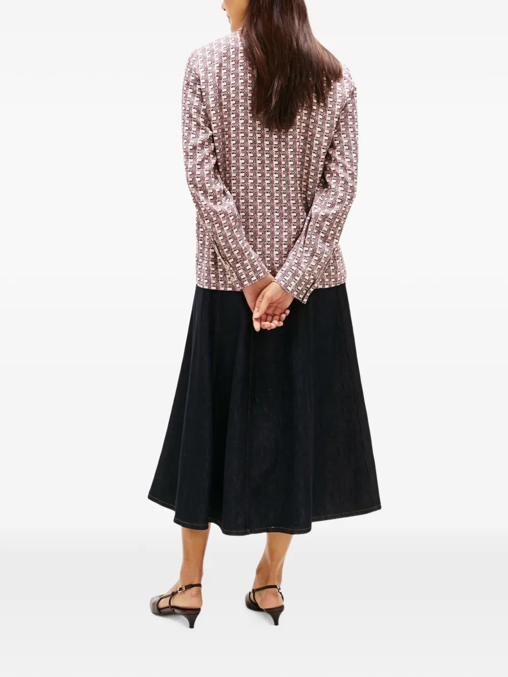 Tommy Hilfiger Blouse met patroon Beige