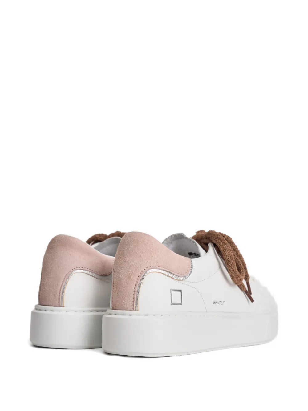D.A.T.E. Sfera sneakers met plateauzool Wit