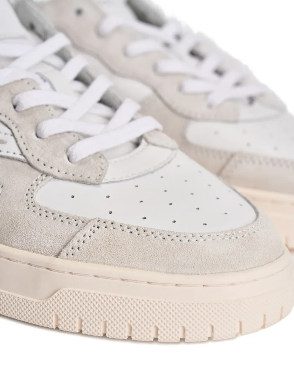 D.A.T.E. Torneo sneakers met plateauzool Wit