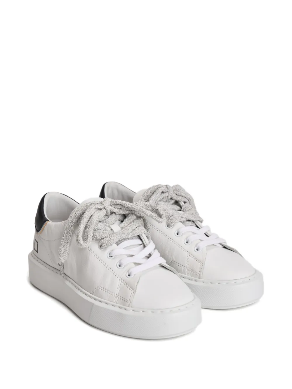 D.A.T.E. Leren sneakers Wit