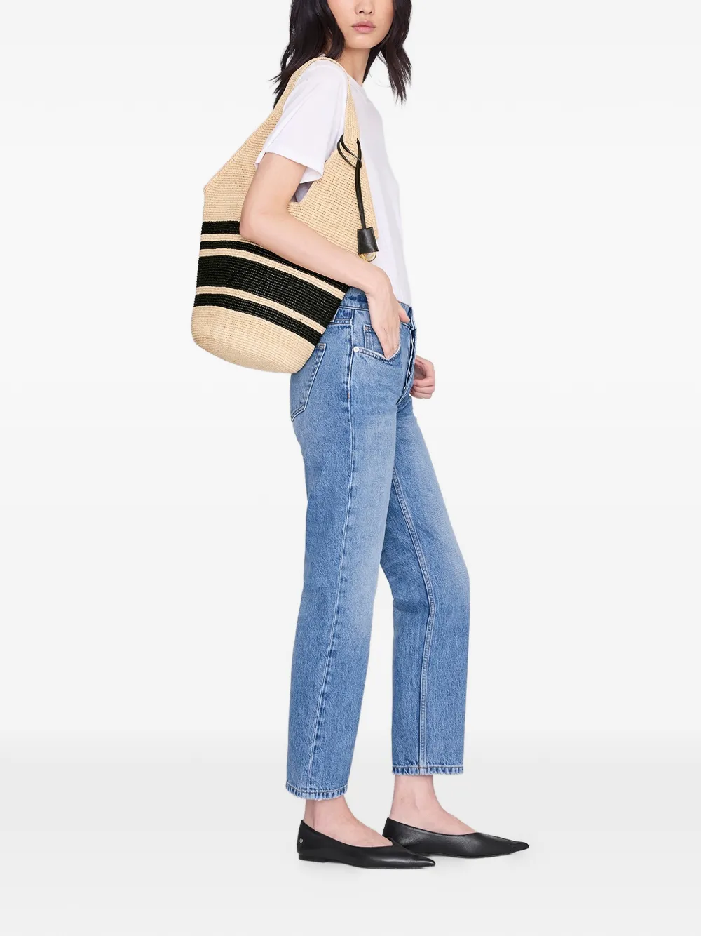 Stripes Leah Tote Bag