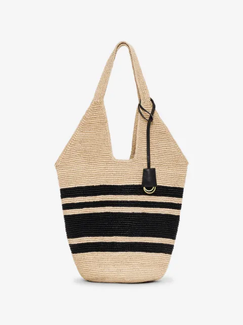 ANINE BING stripes leah tote bag