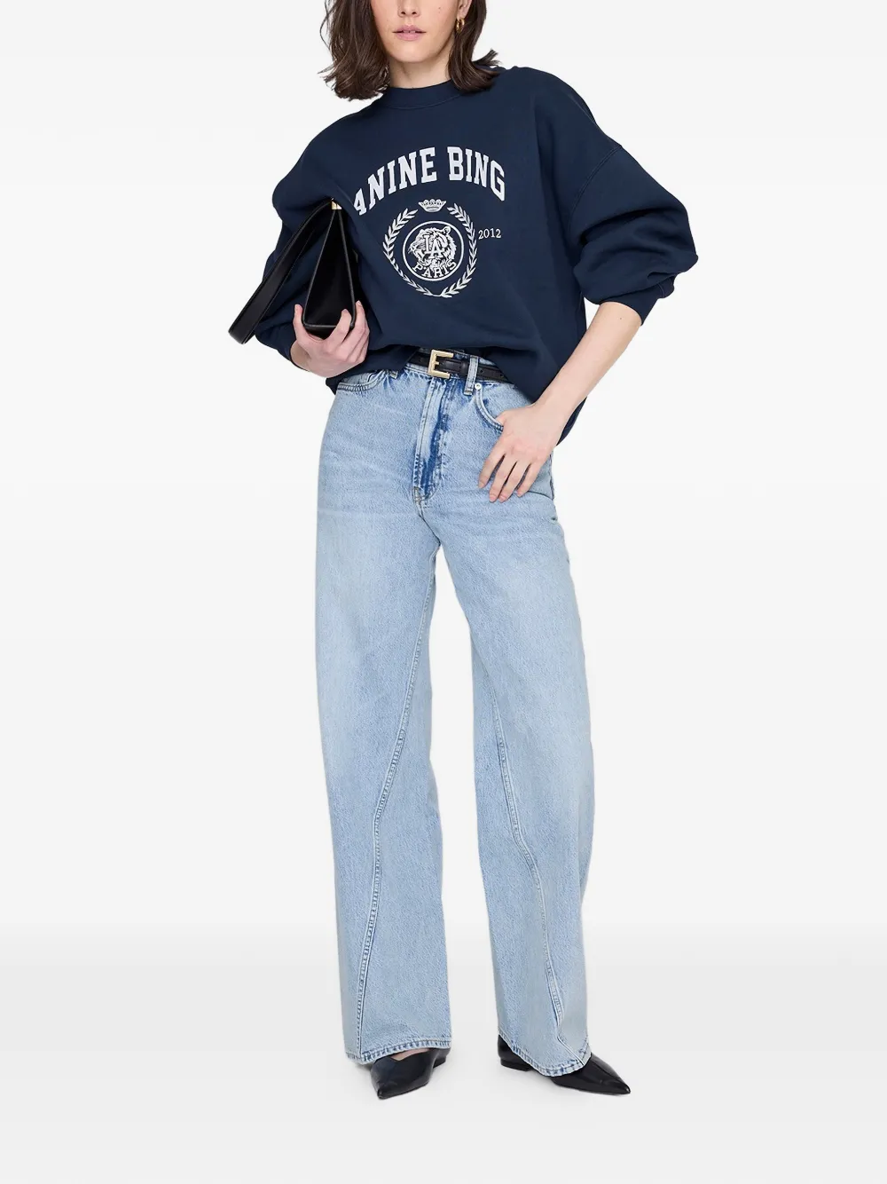 ANINE BING Miles sweater Blauw