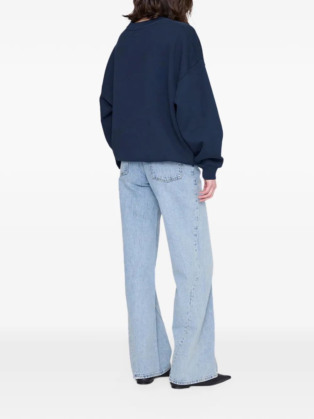 ANINE BING Miles collegiale sweater Blauw