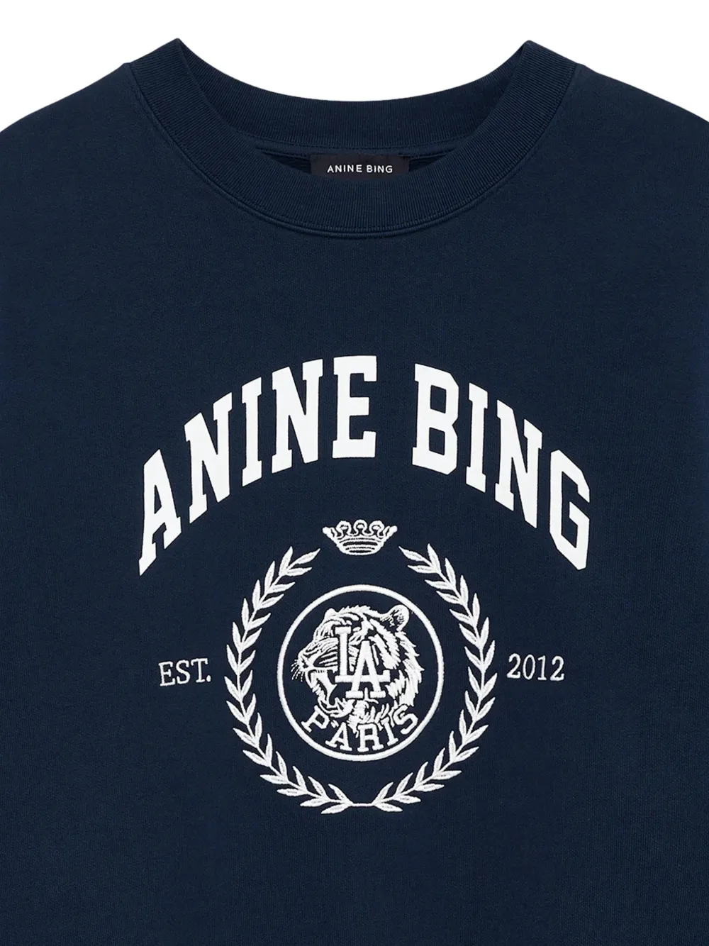 ANINE BING Miles collegiale sweater Blauw